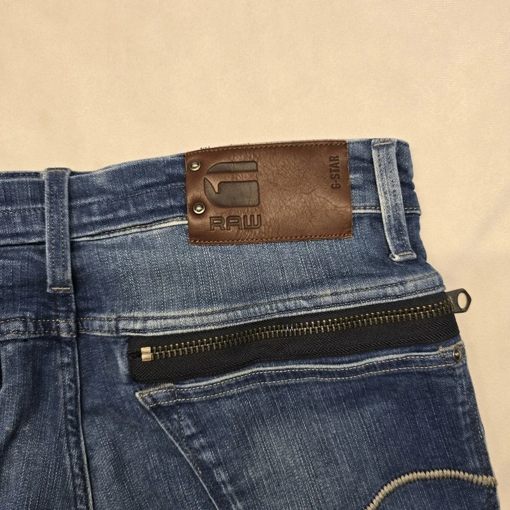 G Star Raw Radar Flightsuit Straight Tapered Jeans Men Size 31x32 Blue